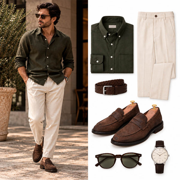 SAPATO CASUAL MASCULINO LOAFER CNS+ HALTER 03 TERRA