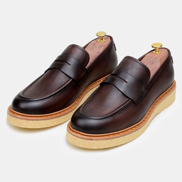 SAPATO CASUAL MASCULINO MOCASSIM CNS HOWER I CAFÉ