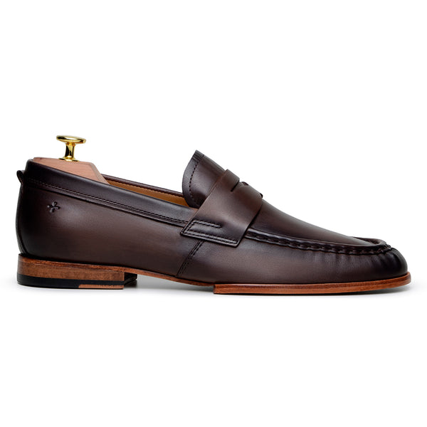 SAPATO CASUAL MASCULINO MOCASSIM CNS+ LOUIS 01 CAFÉ