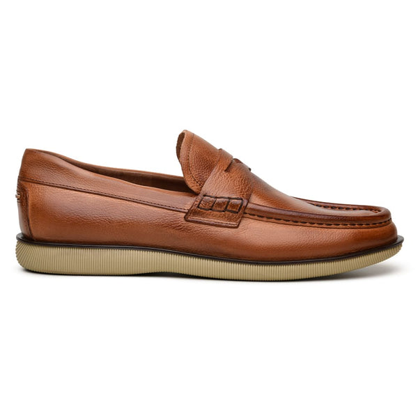 SAPATO CASUAL MASCULINO MOCASSIM CNS MOSH 07 WHISKY