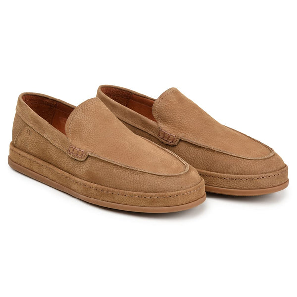 SAPATO CASUAL MASCULINO MOCASSIM CNS RENZO 01 AMÊNDOA