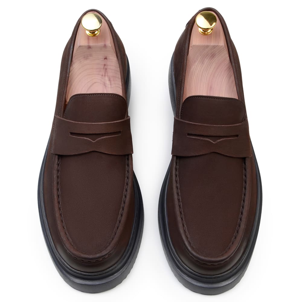 Sapato Casual Masculino Mocassim CNS+ Sanz 2 CAFÉ