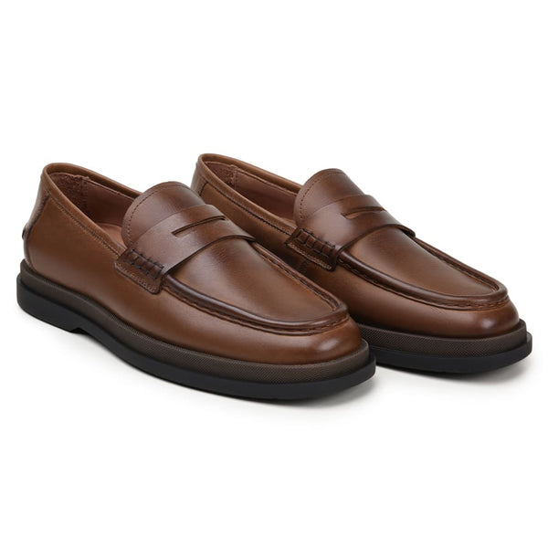 SAPATO CASUAL MASCULINO MOCASSIM CNS WAYNE 03 WHISKY