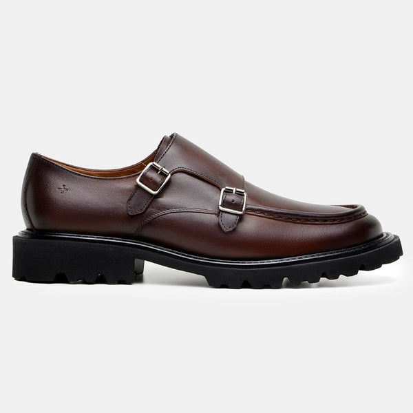 Sapato Monk Strap CNS+ Rover 1 HAVANA