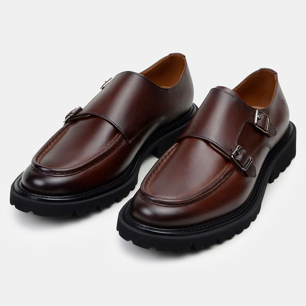 Sapato Monk Strap CNS+ Rover 1 HAVANA
