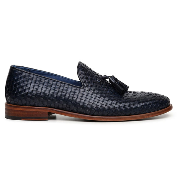 SAPATO CASUAL MASCULINO TASSEL LOAFER CNS ENZO 01 MARINHO