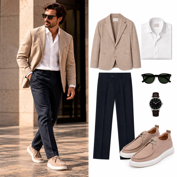 SAPATO CASUAL MASCULINO WALLABEE CNS BARROW 04 PAMPA