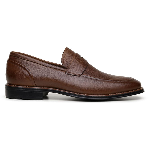 SAPATO MASCULINO MOCASSIM CNS CORTES 01 CONHAQUE
