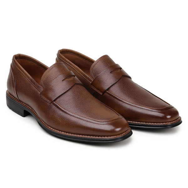 SAPATO MASCULINO MOCASSIM CNS CORTES 01 CONHAQUE