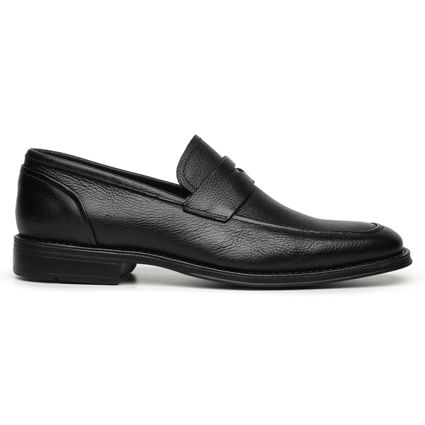 SAPATO MASCULINO MOCASSIM CNS CORTES 01 PRETO
