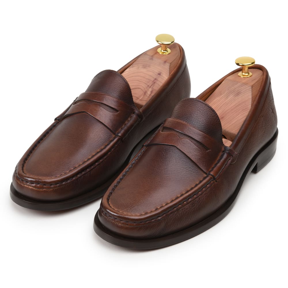 SAPATO MASCULINO MOCASSIM CNS+ JAMES 01 WHISKY