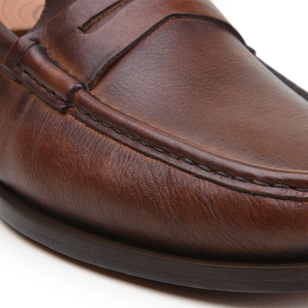 SAPATO MASCULINO MOCASSIM CNS+ JAMES 01 WHISKY