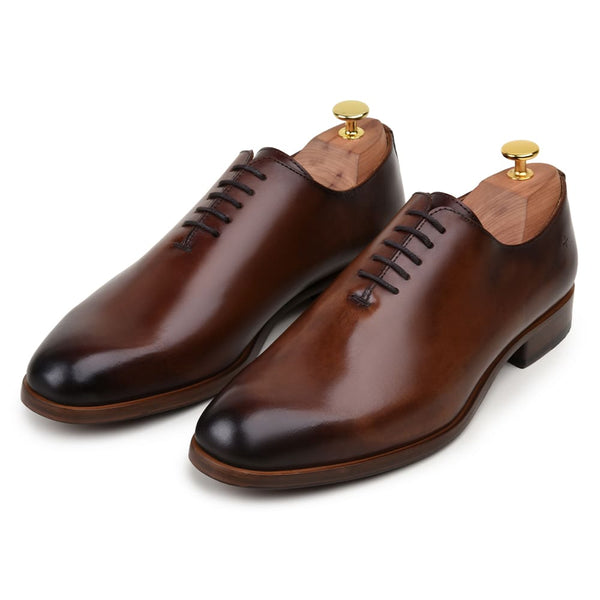 SAPATO SOCIAL MASCULINO WHOLECUT CNS+ HOLL 01 WHISKY