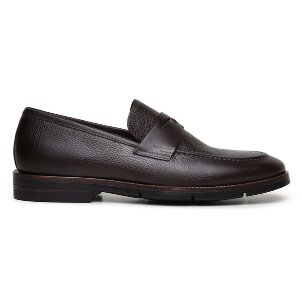 SAPATO SOCIAL MASCULINO MOCASSIM CNS PORTER 01 MOCA/CAFE