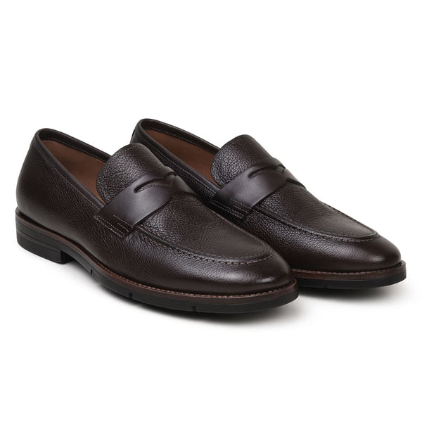 SAPATO SOCIAL MASCULINO MOCASSIM CNS PORTER 01 MOCA/CAFE