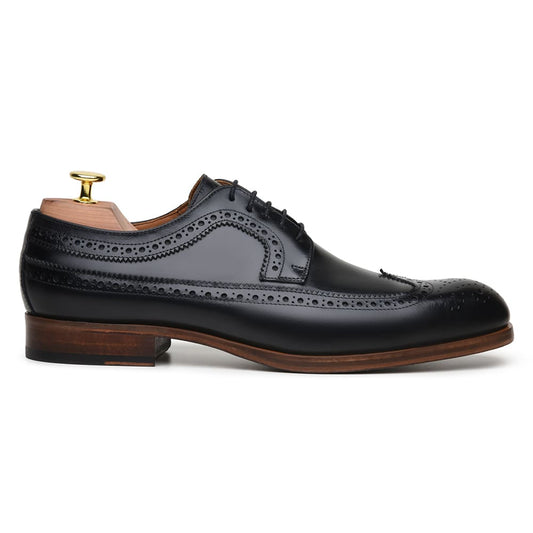 SAPATO SOCIAL MASCULINO DERBY BROGUE CNS+ HOLL 03 PRETO