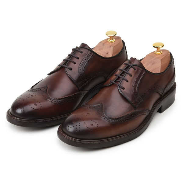 SAPATO DERBY CNS+ BROGUE RAMY 1 HAVANA