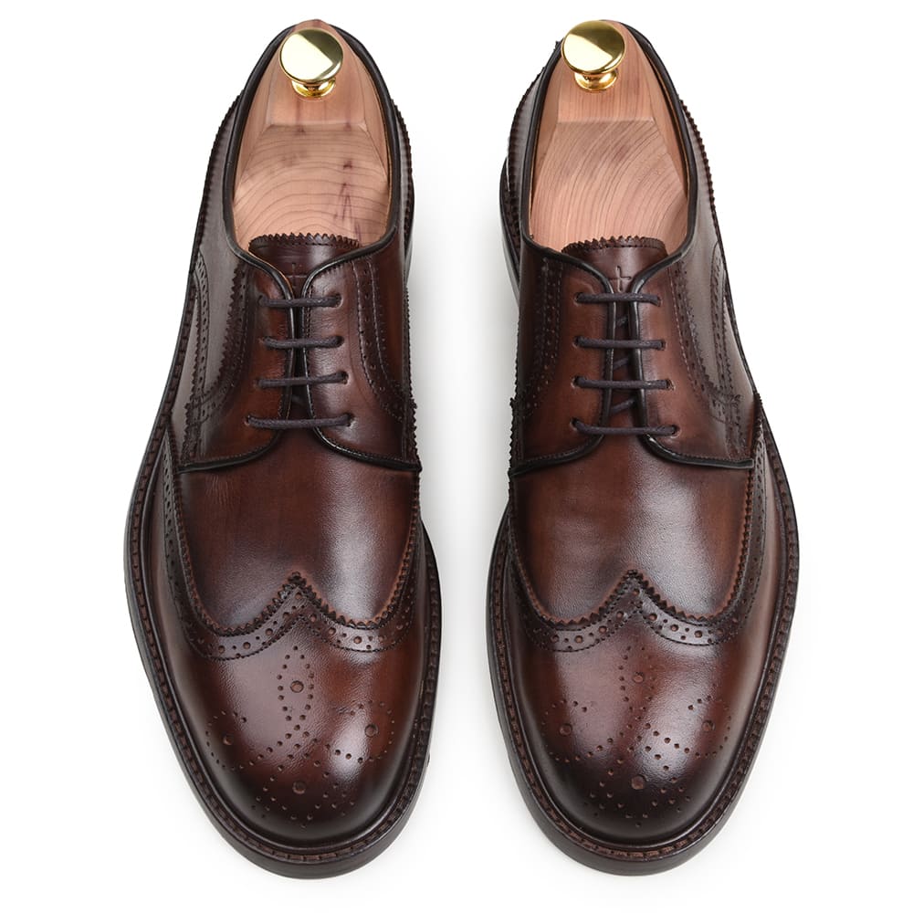 SAPATO DERBY CNS+ BROGUE RAMY 1 HAVANA
