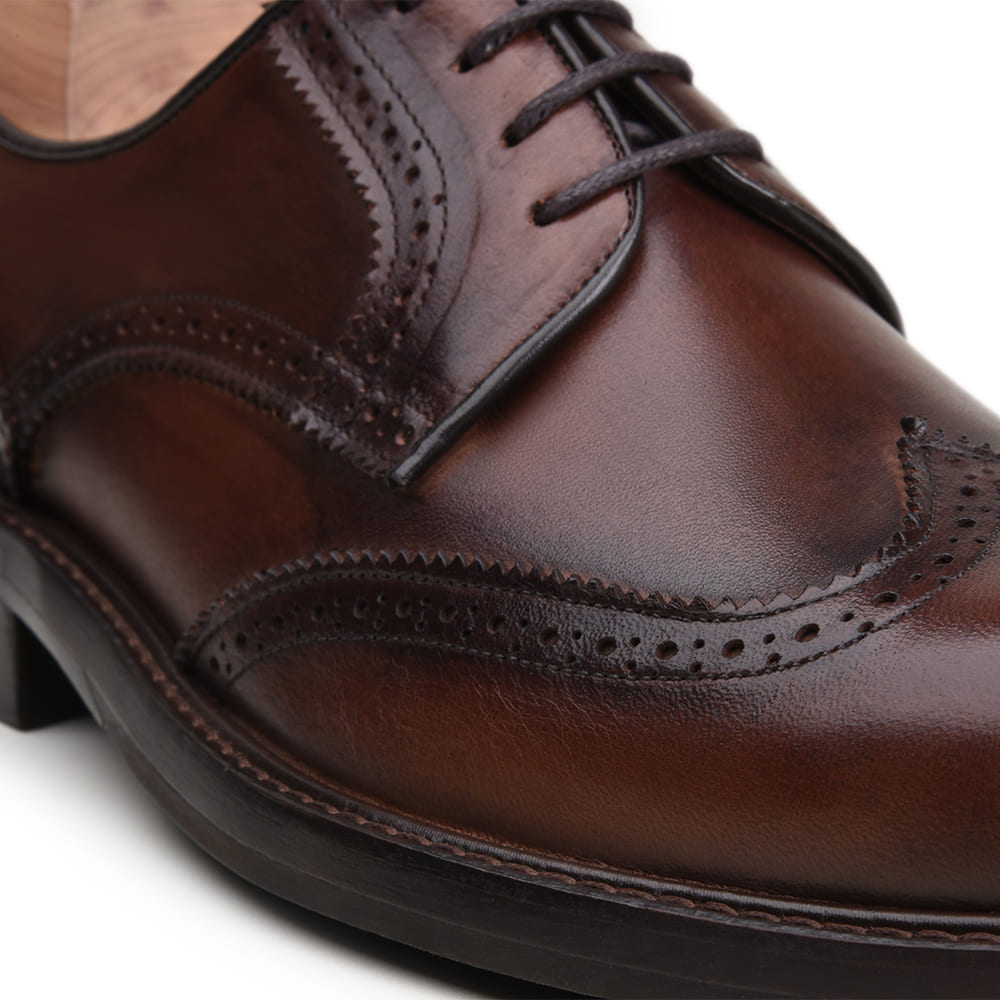 SAPATO DERBY CNS+ BROGUE RAMY 1 HAVANA