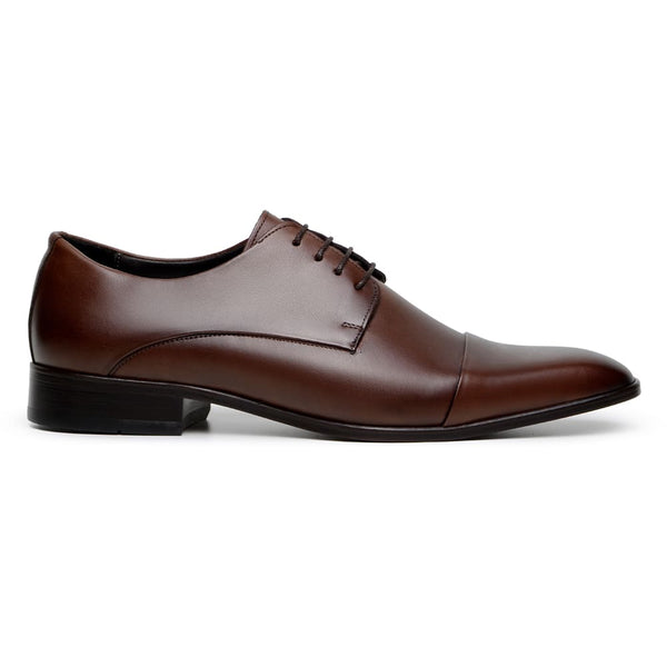 Sapato Social Masculino Derby CNS 10021 CAFE/MANCH