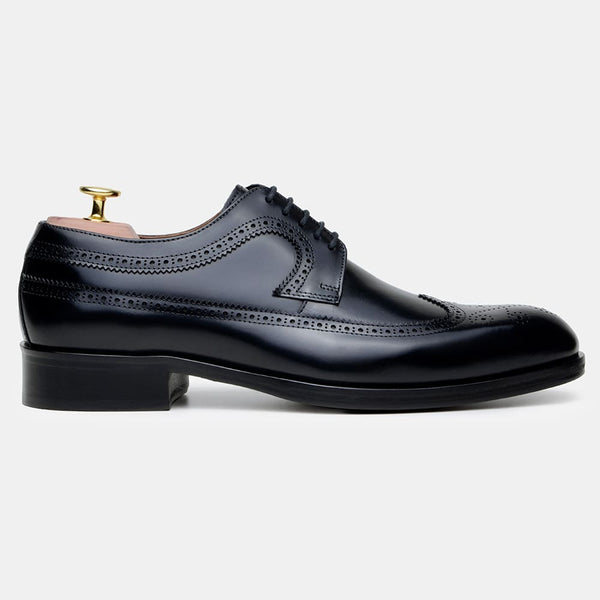 Sapato Social Masculino Derby CNS+ Brogue Holl PRETO