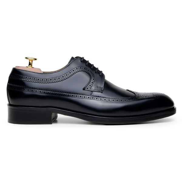 Sapato Social Masculino Derby CNS+ Brogue Holl PRETO