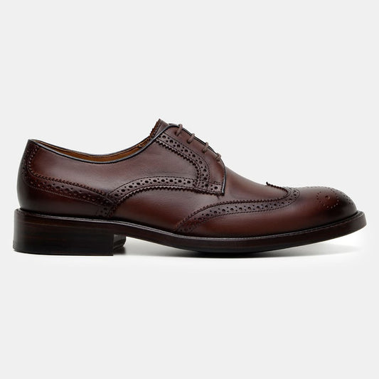Sapato Derby CNS+ Brogue Ramy 1 HAVANA