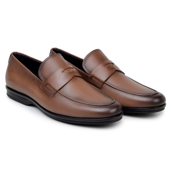 SAPATO SOCIAL MASCULINO MOCASSIM CNS VOSS I WHISKY