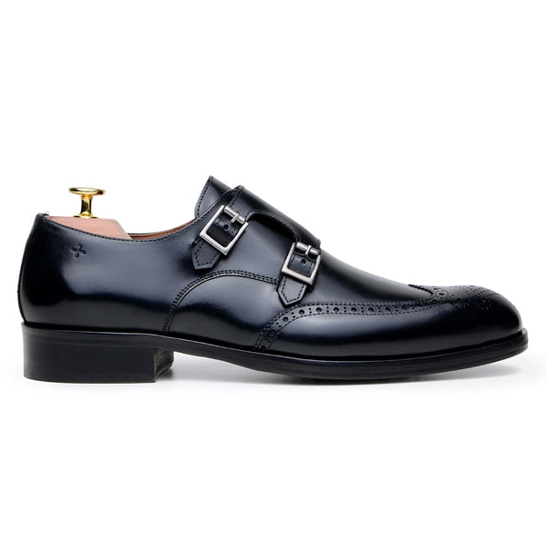 Sapato Social Masculino Monk Strap CNS+ Holl PRETO