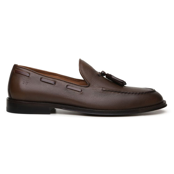 SAPATO SOCIAL MASCULINO TASSEL LOAFER CNS RALPH 03 CONHAQUE