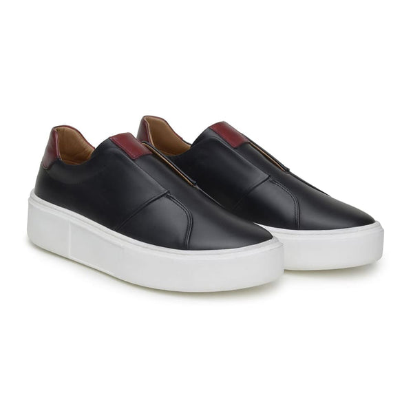 Tênis Casual Masculino CNS 409031 PRETO E VERMELHO