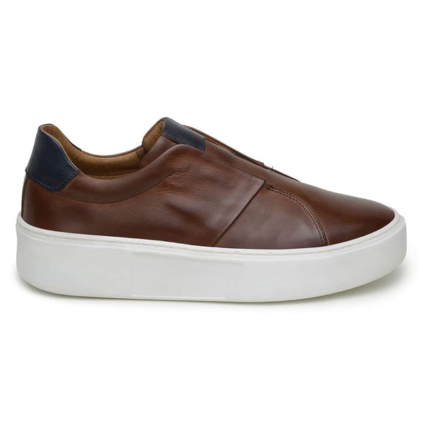 Tênis Casual Masculino CNS 409031 WHISKY/MARINHO