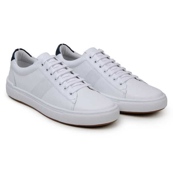 Tênis Casual Masculino CNS BON 003 BRANCO/MARINHO
