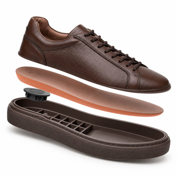 TÊNIS CASUAL MASCULINO CNS BOSSA 01 CONHAQUE