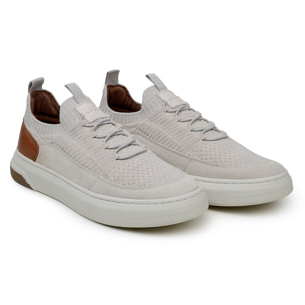 Tênis Casual Masculino CNS LUX 009 NEVE E TAN