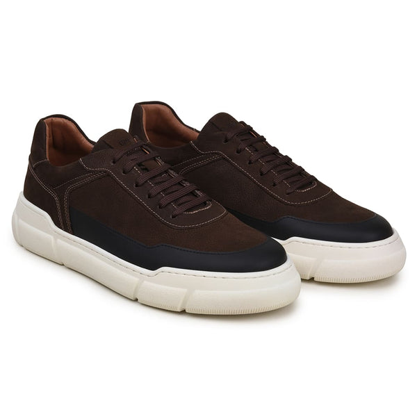 TÊNIS CASUAL MASCULINO CNS SHELD 02 CAFÉ E PRETO