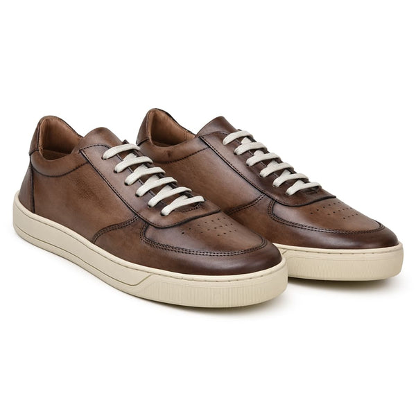 TÊNIS CASUAL MASCULINO CNS SPOT 02 CASTANHO
