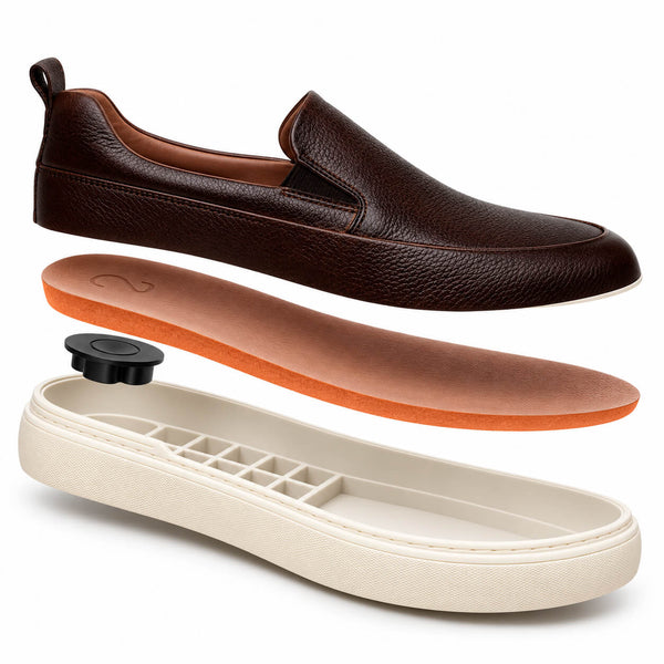 TÊNIS CASUAL MASCULINO SLIP-ON CNS BOSSA 04 CONHAQUE