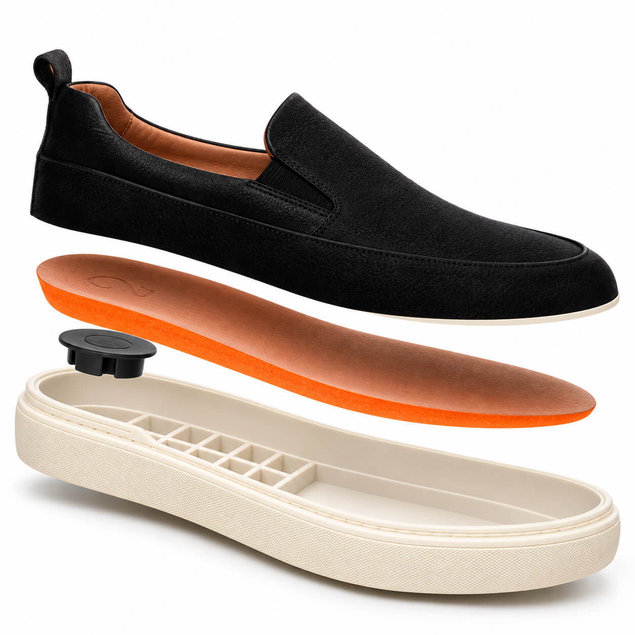 Tênis Casual Masculino Slip-on CNS Bossa 04 Preto