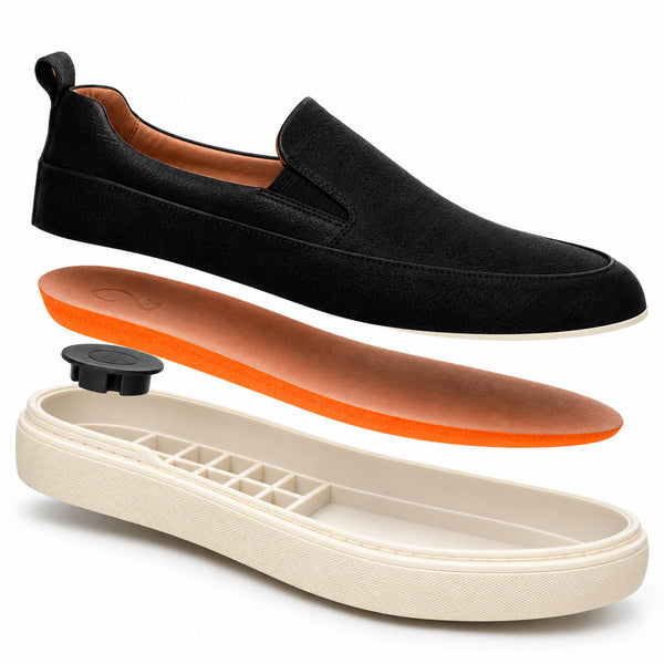 TÊNIS CASUAL MASCULINO SLIP-ON CNS BOSSA 04 PRETO